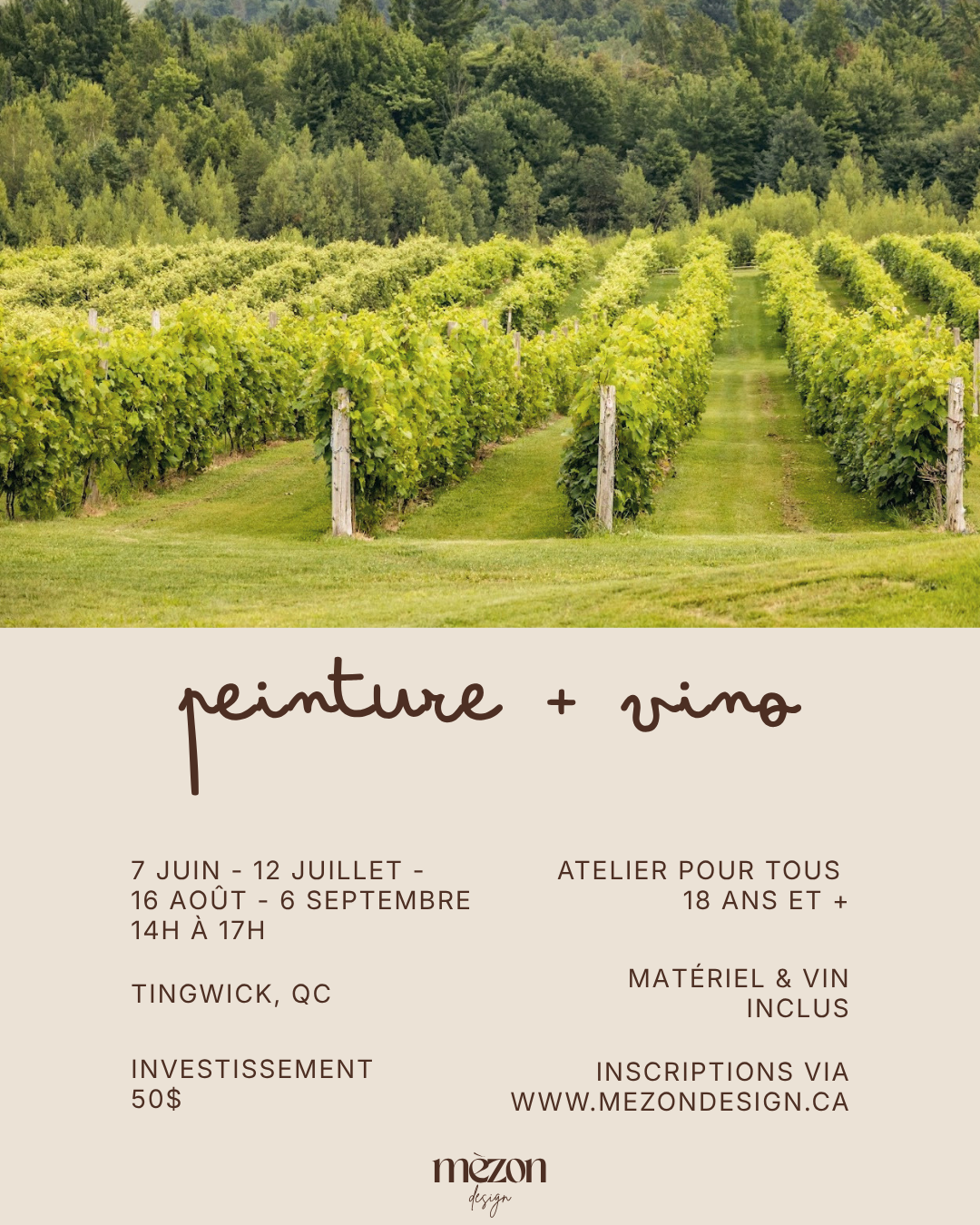 Atelier peinture & vino